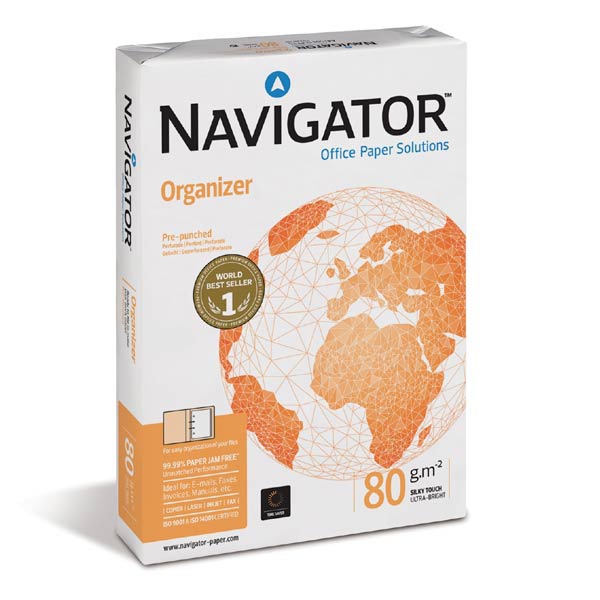 Navigator Universal papier premium A4 80g 4 perf. - ramette de 500 feuilles