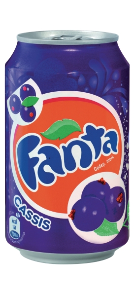 Fanta Cassis cannette 33cl - paquet de24