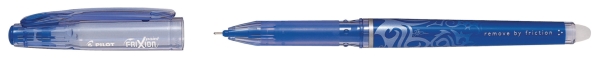 Pilot Frixion retractable roller bal needle point 0,5mm blue