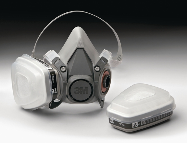 3M 6200-M reusable half face mask respirator