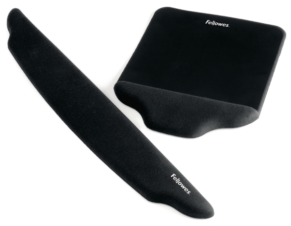 Fellowes Plush Touch mouse pad foam fusion black