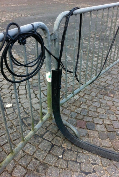 Viso protection de câble sur rouleau longueur 10 m - noir