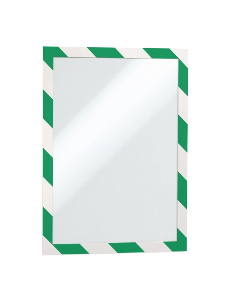 Durable Magaframe self-adhesive frame - green/white - pack of 2