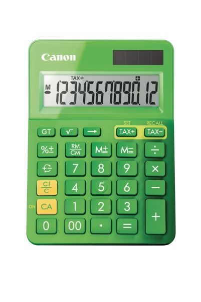 Canon LS-123K calculatrice de poche avec rabat vert - 12chiffres