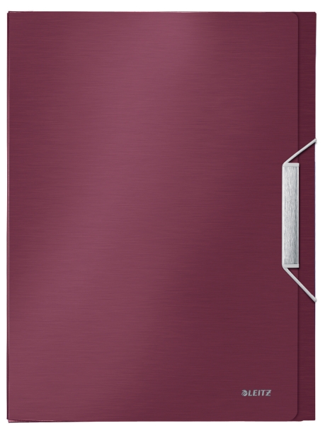 Leitz 3956 Style file box PP 30mm bordeaux