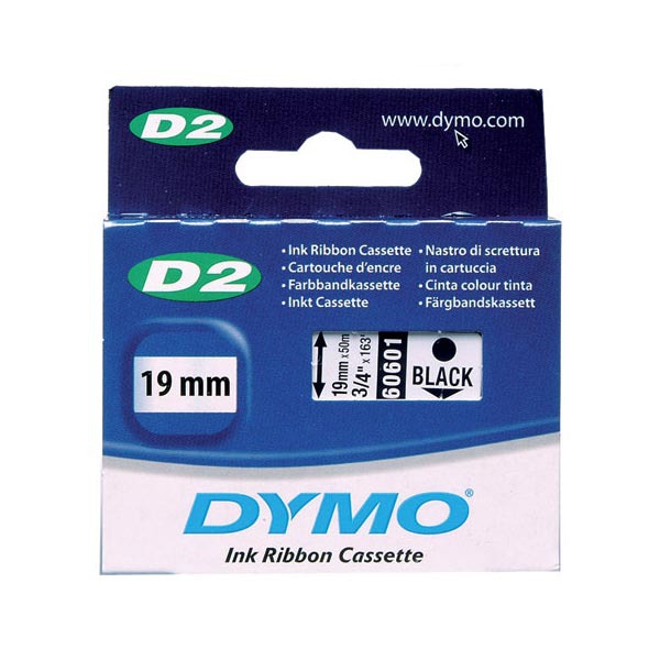 Dymo 60601 D2-labelling tape 19mm black