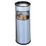 Waste bin metal with ashtray + 1,5 kg sand