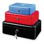 Cash box small 200x16x90mm blue