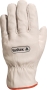 Delta Plus FBN49 leathergrain handling gloves - size 9 - pack of 12 pairs