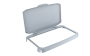 Durabin hinged lid for container 60l grey