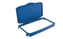 Durabin hinged lid for container 60l blue