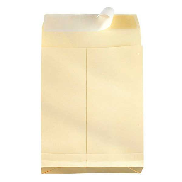 Bags 230x350x38mm peel and seal 170g cream - box of 125