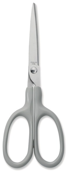 Lyreco Budget scissors with plastic grip 17cm stainless steel blades