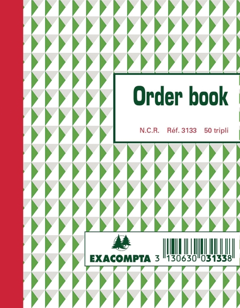 Exacompta company formulars 3132X order book dupli 135x105mm 50 pages