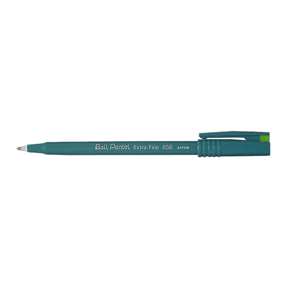 Pentel R56 roller with plastic tip 0,3mm green