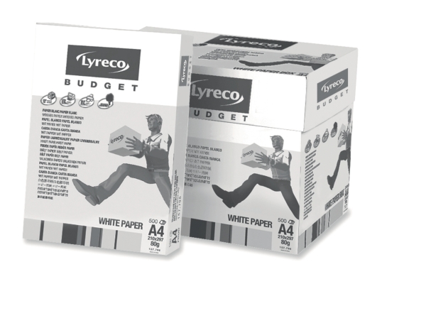 Lyreco Budget white paper A4 80g - 1 box = 5 reams of 500 sheets