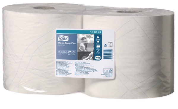 Tork Wiping Paper Plus Combi Roll W1/W2 - pack of 2