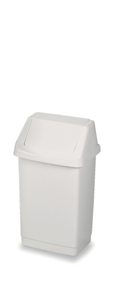 Swing sanitary bin 9 L white