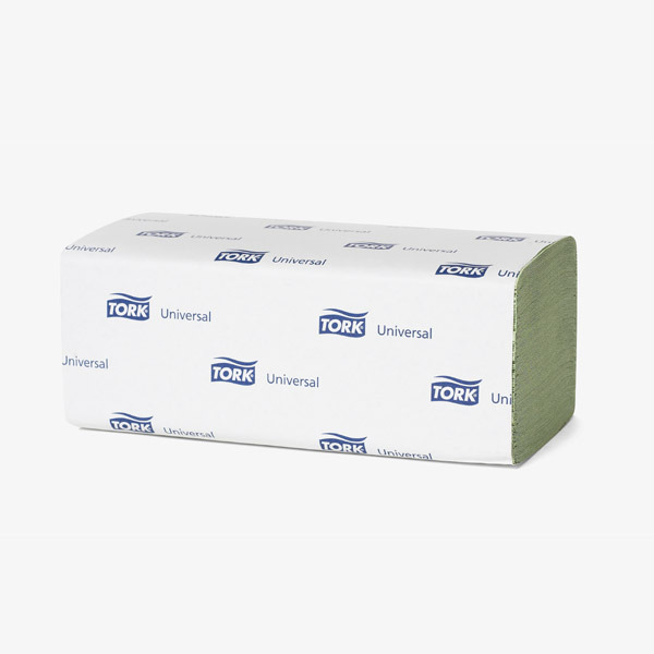 Tork Green handdoekjes papier in Singlefold  (ZZ) voor H3 - pak van 15x250