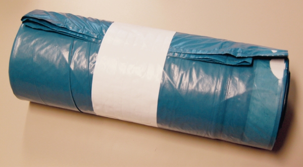 Garbage bags with drawstring closing 120 L - roll of 20