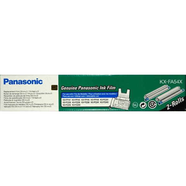 Panasonic KX-FA54 thermische donorrollen - pak van 2 [35 meter]