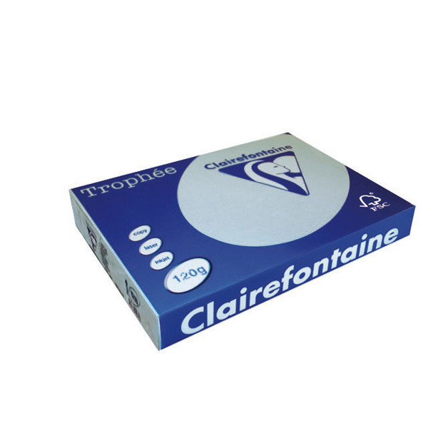 Clairefontaine Trophée 1213 coloured paper A4 120g blue - pack of 250 sheets