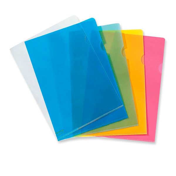 Lyreco L-folder A4 PP 11/100e cristal clear - pack of 100