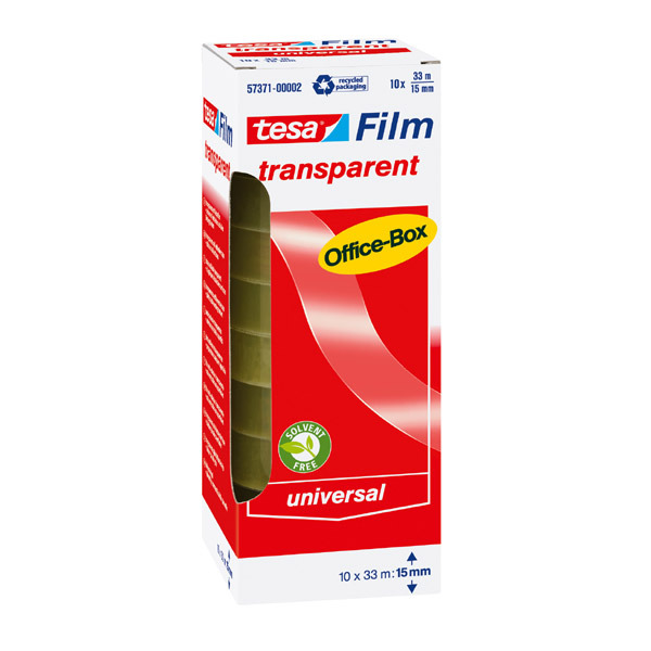 Tesa Office film transparant tape pp 15 mx33mm