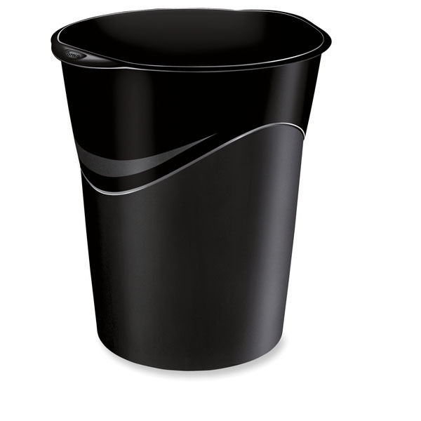Lyreco waste bin plastic 14 litres black