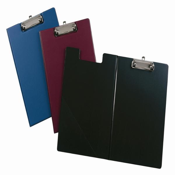 CLIPBOARD A4 BLACK WITH COVER