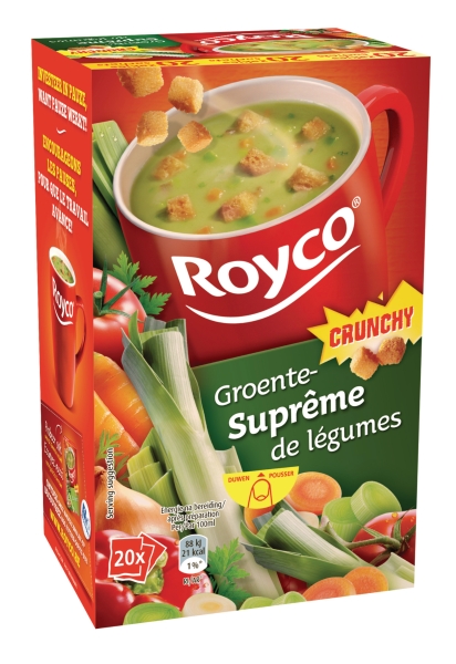 Royco soup bags - vegetables supreme - box of 20