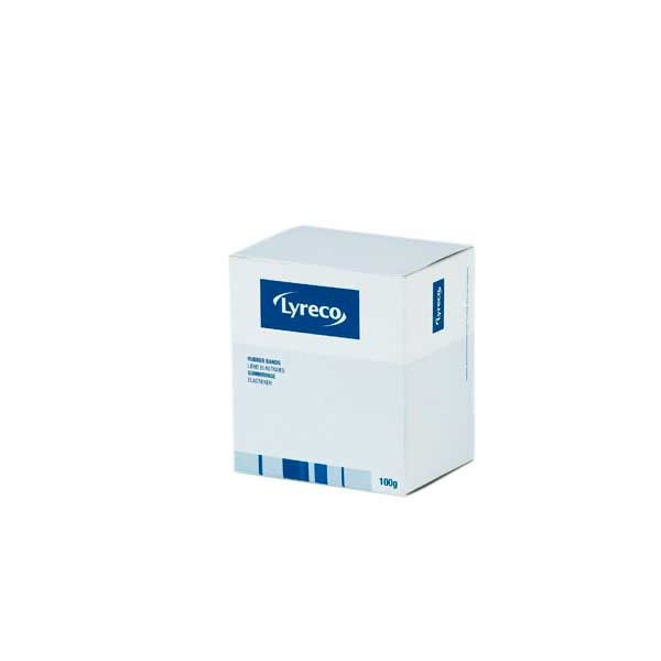 Lyreco rubber bands 90x1,5mm - box of 100 gram