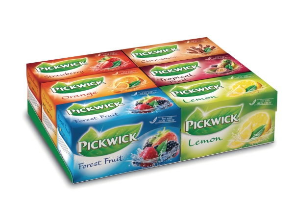 Pickwick tea bags fruit assortment - box of 6x20