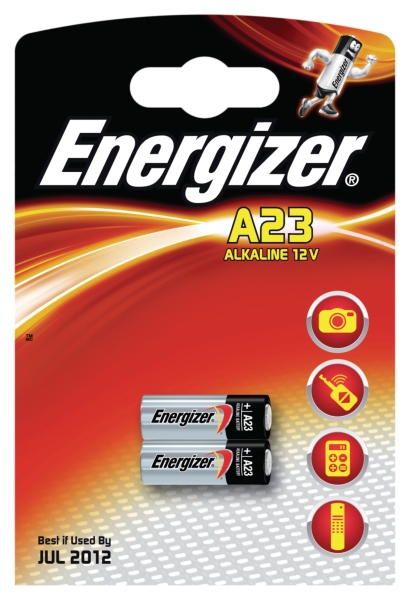 Energizer E23A alkaline batterijen - pak van 2