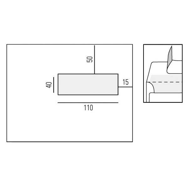 FSC envelopes 156x220mm peel and seal window right 80g - box of 500