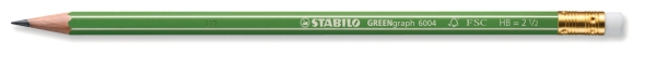 Stabilo Graphite FSC eraser tip HB - box