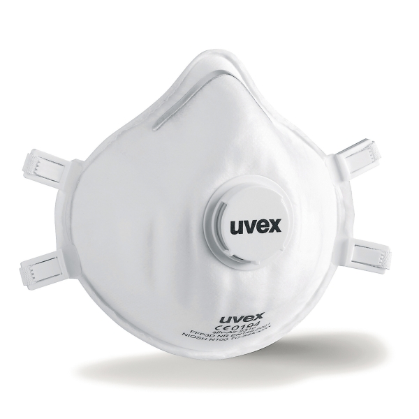 Uvex respirator mask with valve FFP 3 cup style - box of 15 pieces