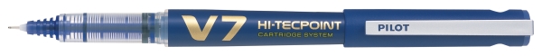 Pilot V7 Hi-tecpoint roller with cartridge system 0,7 mm blue