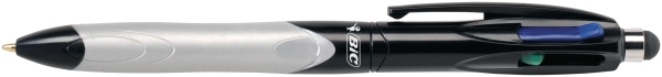 Bic 4-kleuren grip medium balpen met stylus