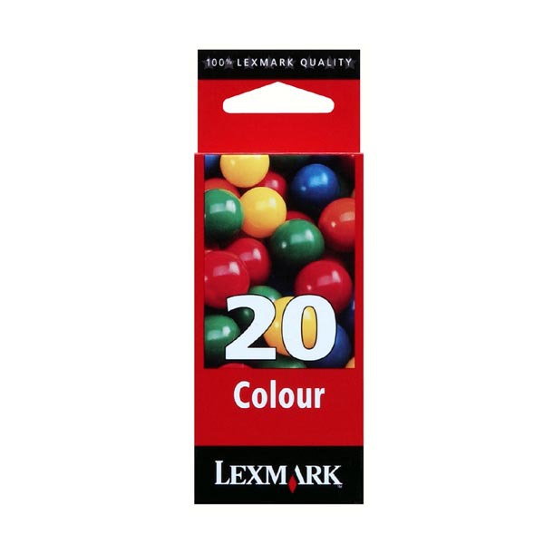 Lexmark 15MX120E ink cartridge nr.20 color high capacity [450 pages]