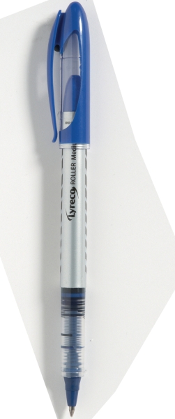 Lyreco Liquid roller with metal tip 0,5mm blue