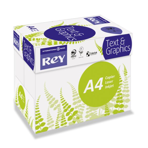 Papier blanc A4 Rey Text and Graphics - 80 g - ramette 500 feuilles