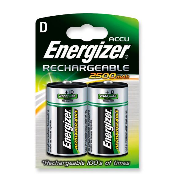 Pile rechargeable Energizer Power Plus D/HR20 - pack de 2