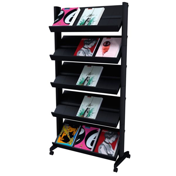 Free Standing Literature Holder Display Stand - 15 Shelves For A4 Documents