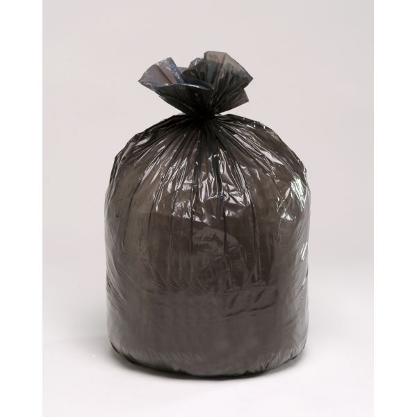 Sac poubelle déchets lourds soufflets noir - 110 L - 70x105 cm - 44µ - 200 sacs