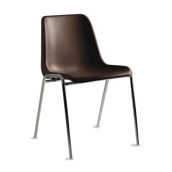 VICENZA STACKING CHAIR PP BROWN