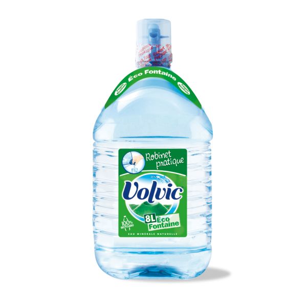 Volvic mineral water bottle of 8L