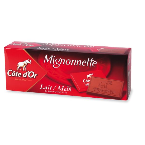 Mignonnette chocolat au lait Côte d'Or - paquet de 24