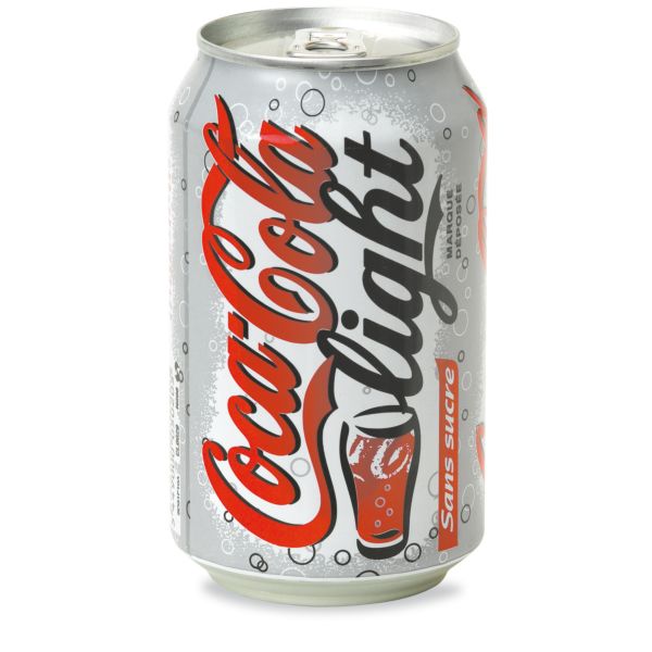 Coca-Cola light - 33 cl - plateau de 24 canettes slim
