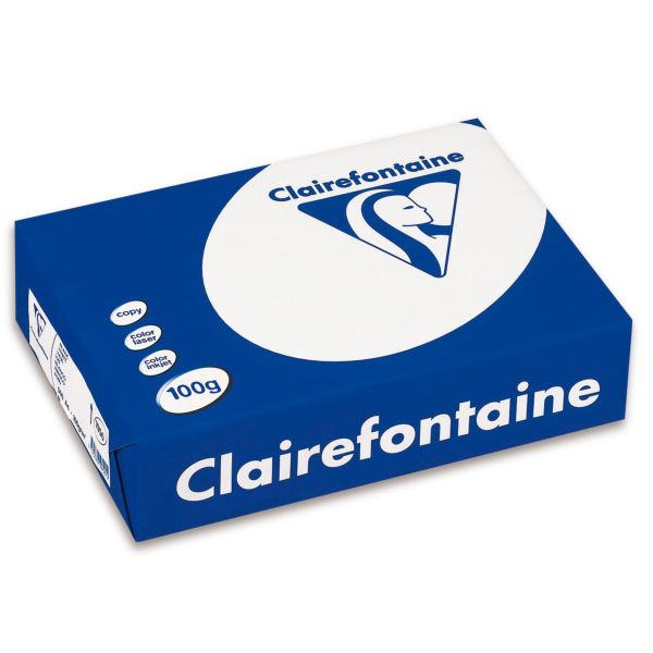 Papier blanc A4 Clairefontaine Clairalfa - 100 g - ramette 500 feuilles